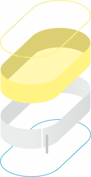 Preview: Stahlwandpool Oval Sand Komponenten